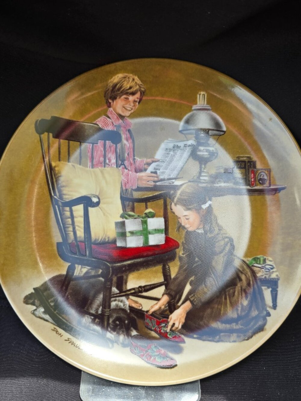 1982 “Father’s Day” Plate • Don Spaulding • American Holidays Collection • Knowl